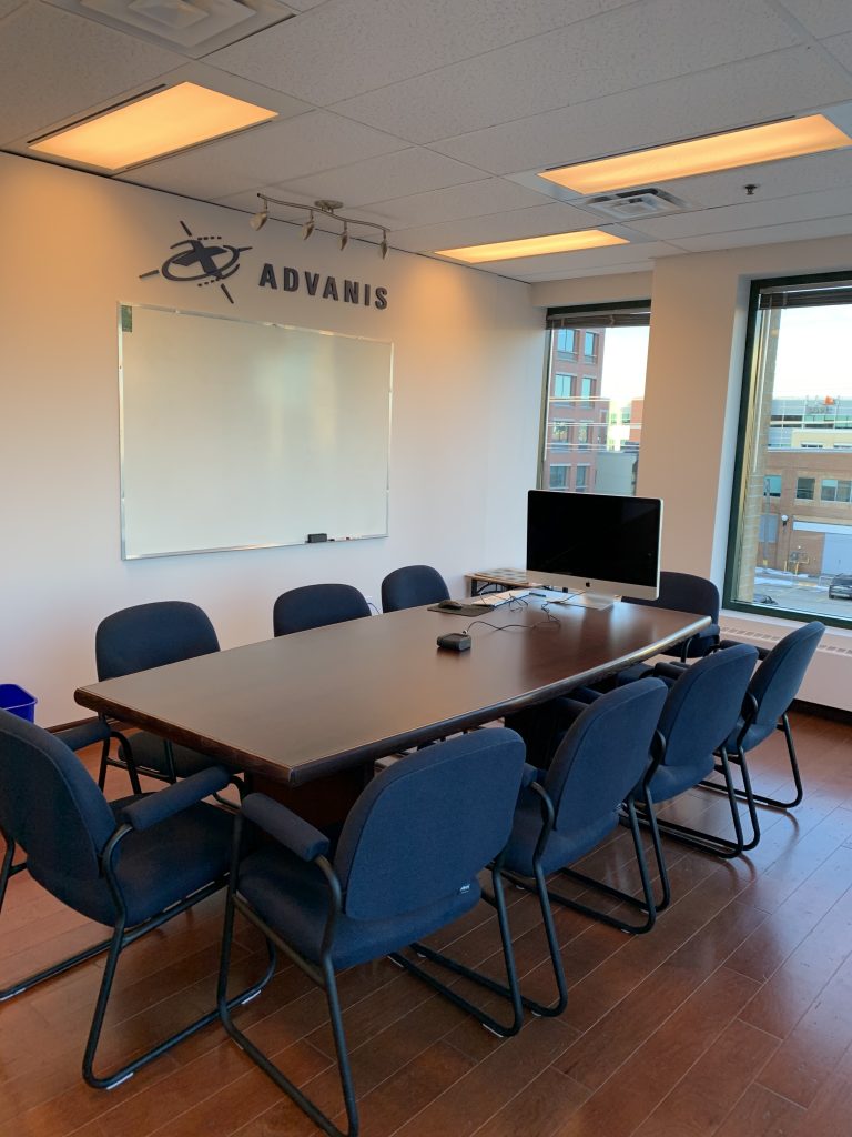 A picture of the boardroom of our waterloo office